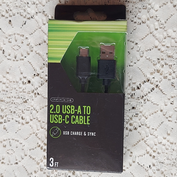 Other - 2.0 USB-A to USB-C Cable 3 Feet New, Unused